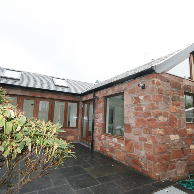 Completed Rear View Kitchen Gable